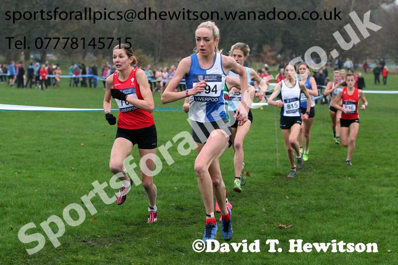Senior women's European Cross Country Trials, Sefton Park, Liverpool. Photo: David T. Hewitson/Sports for All Pics
